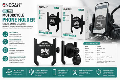 Motorcycle phone holder 